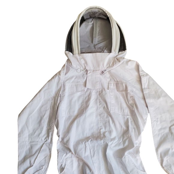 NWT Beekeepers 100% Cotton Coverall With Detachable Folding Veil Size XL - Picture 15 of 16